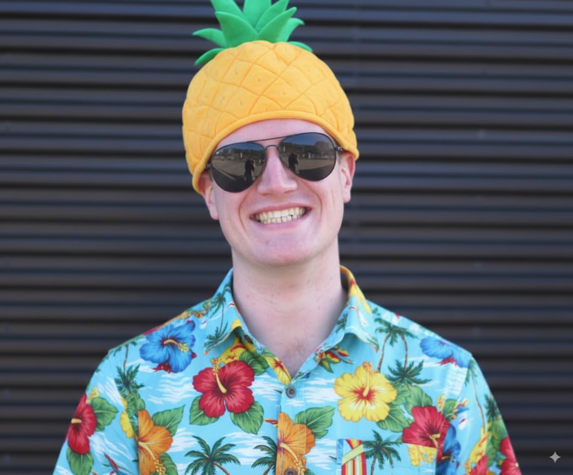 Gereon Elvers wearing sunglasses