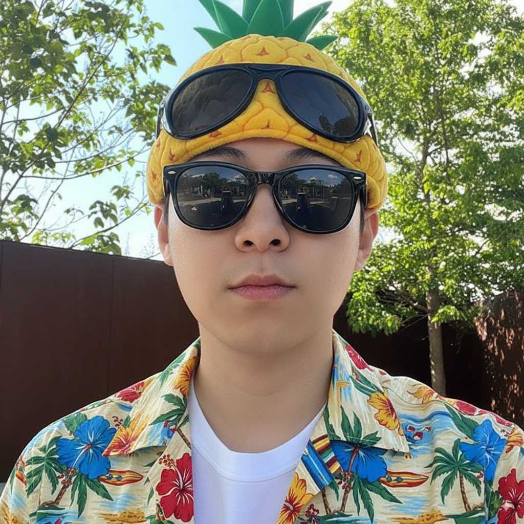 SungJun Cho wearing sunglasses